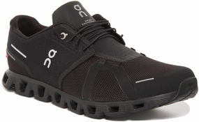 Steady Motion On Running Cloud 5 In All Black For Men
