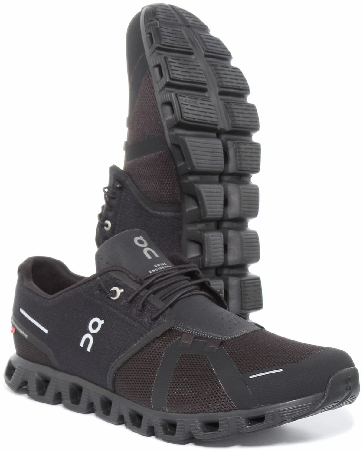 On Running Cloud 5 In All Black For Men Air Mesh