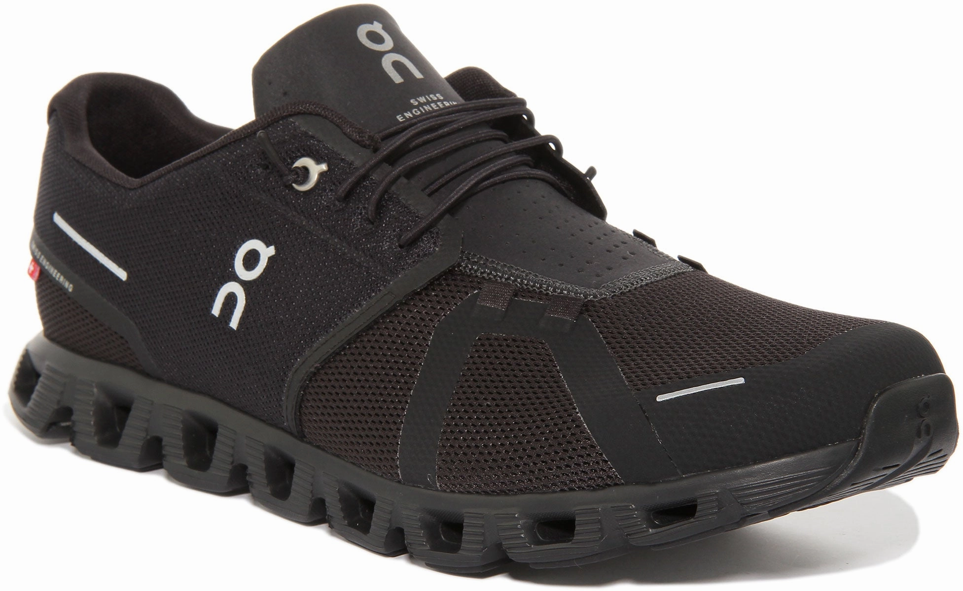 Steady Motion On Running Cloud 5 In All Black For Men