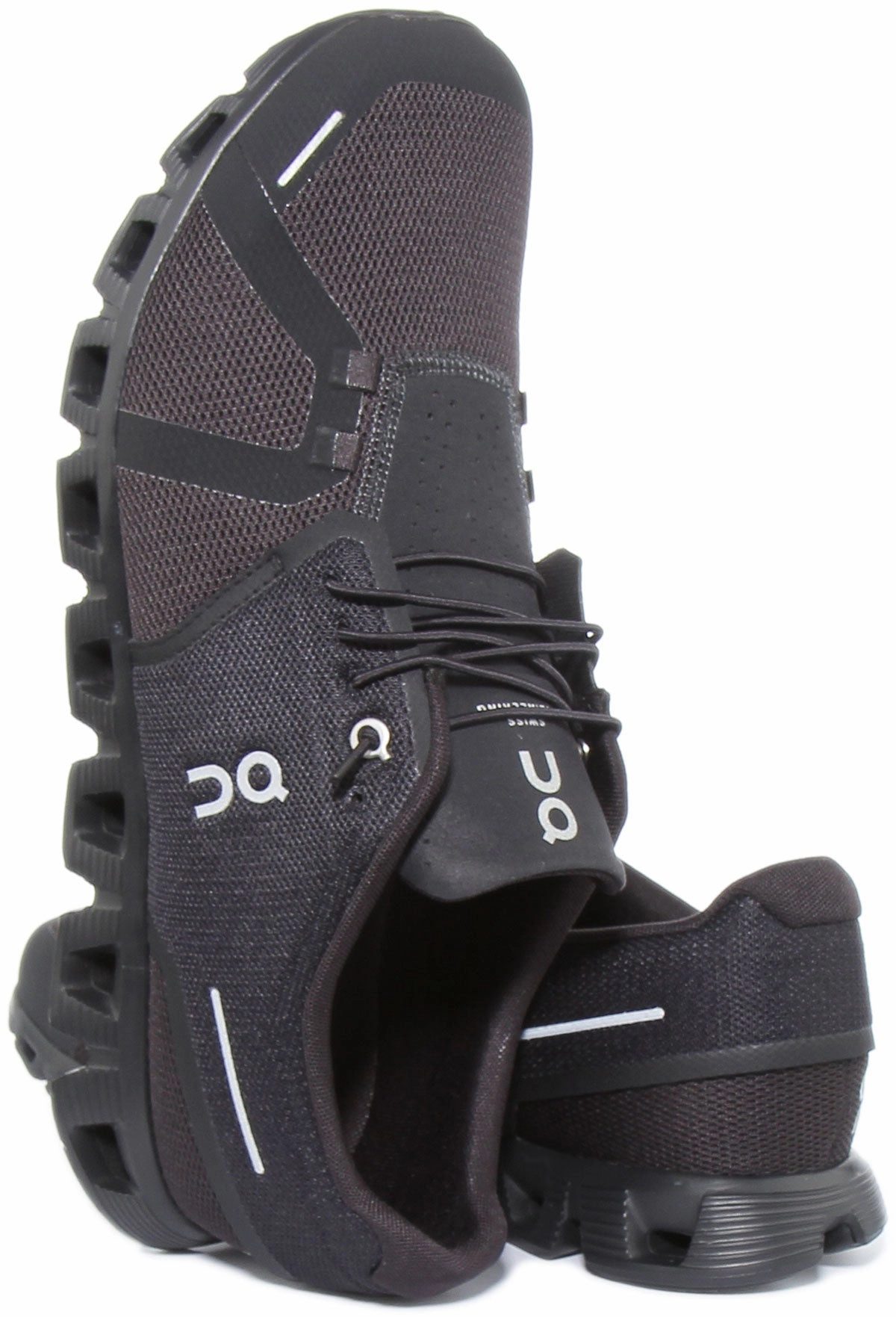 On Running Cloud 5 In All Black For Men Air Mesh