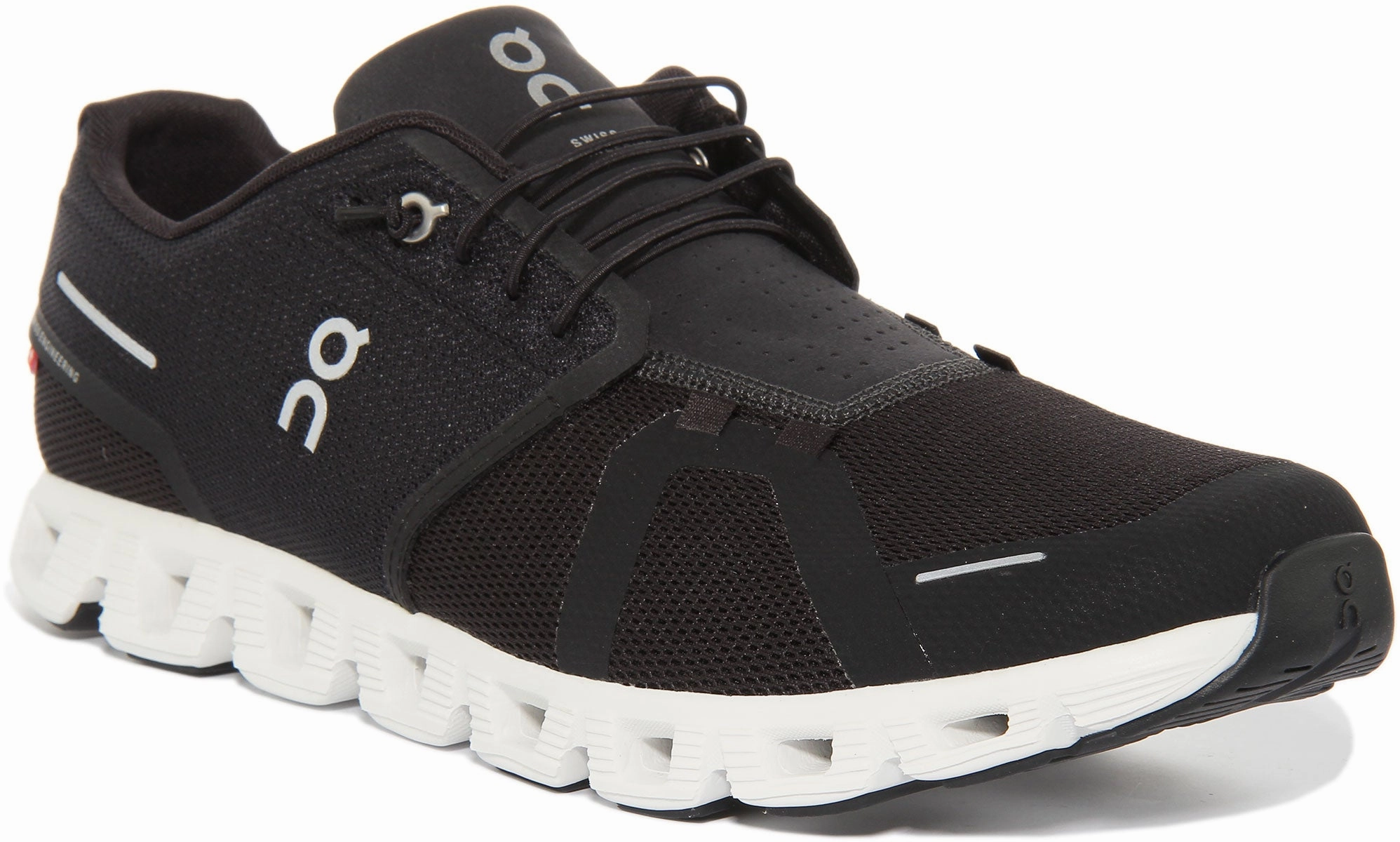 Sweat Mesh On Running Cloud 5 In Black White For Men
