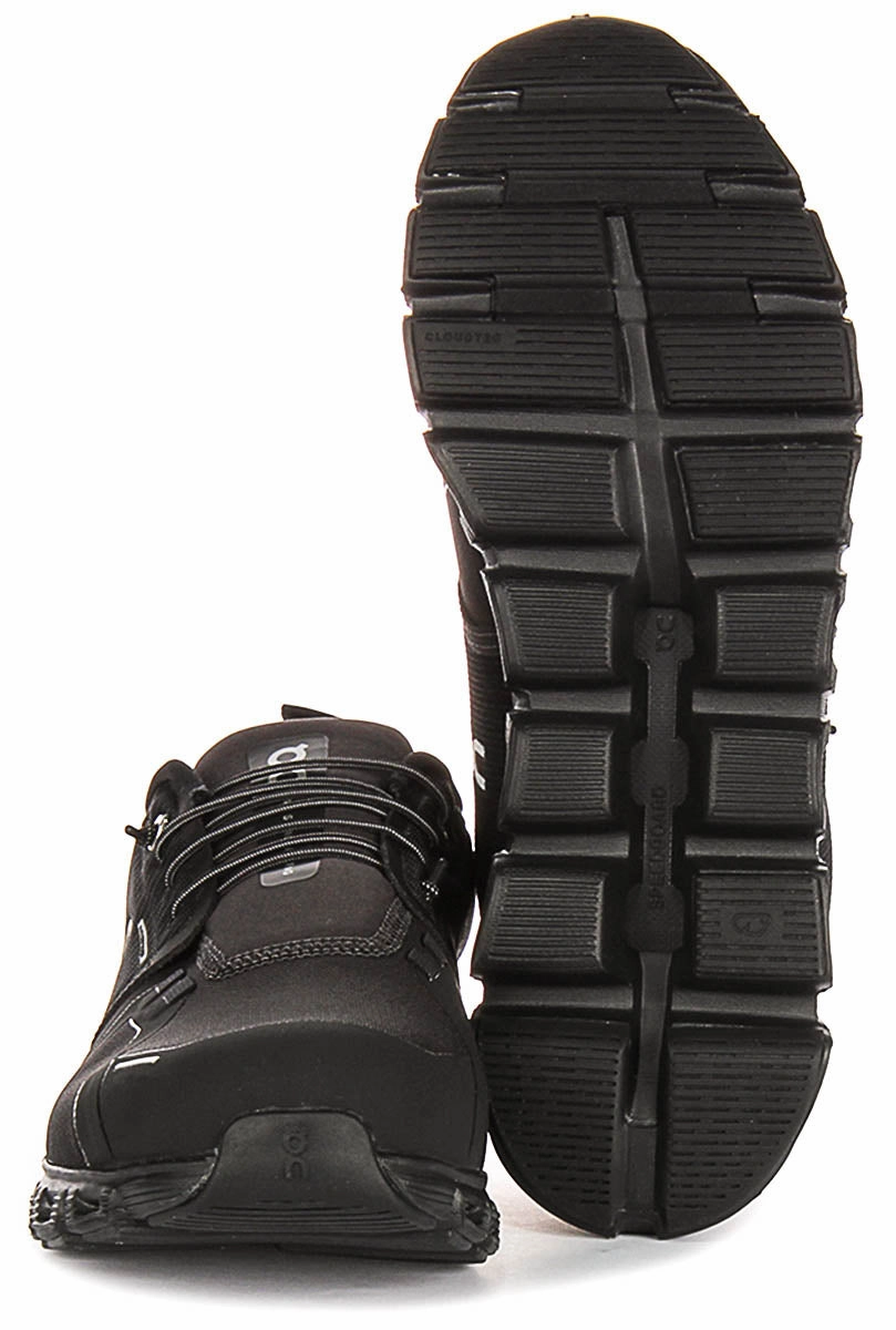 On Running Cloud 6 Waterproof In Black Black For Women Bold Ease Sensation