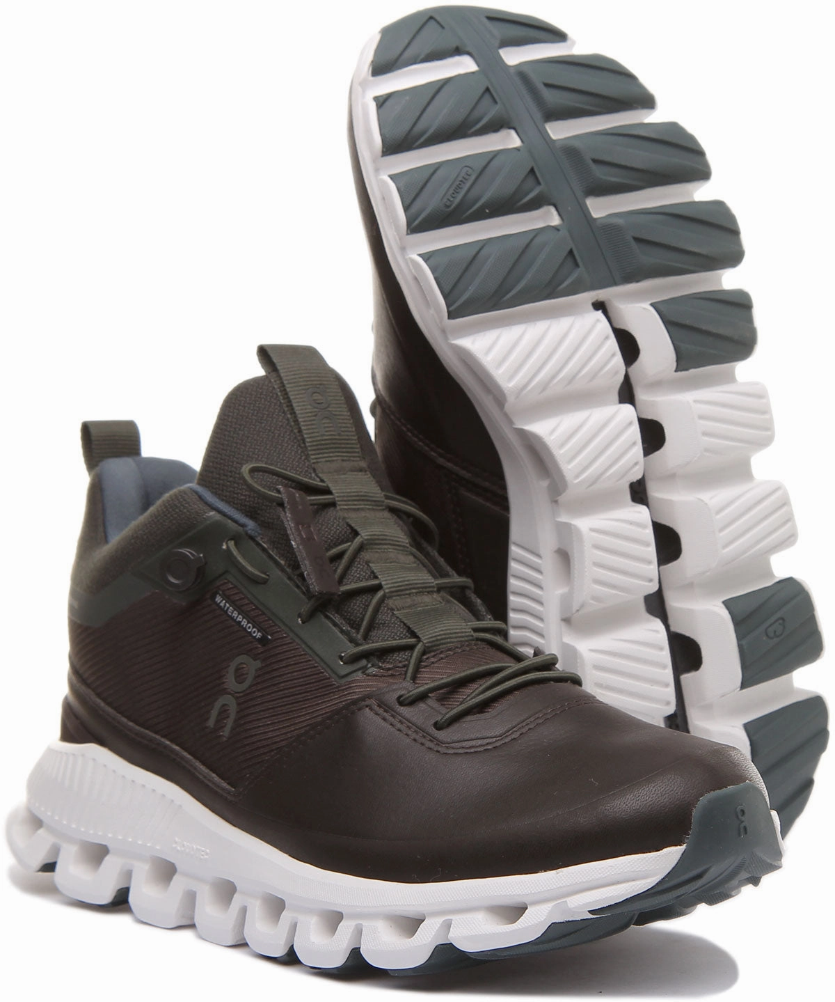 On Running Cloud Hi In Brown For Womens Flexible Fit