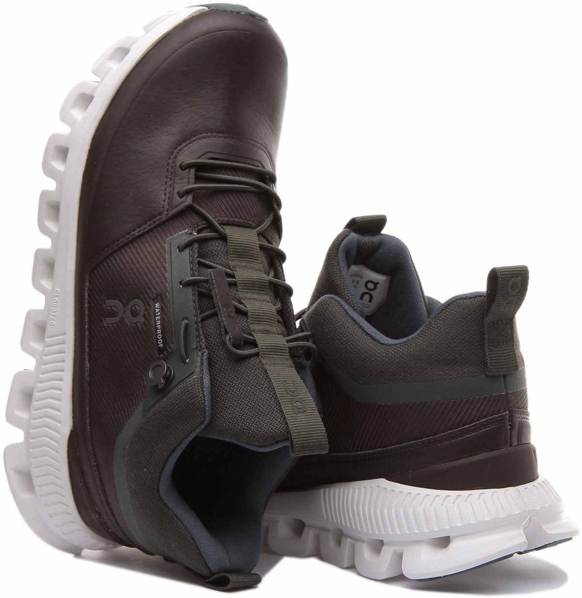 On Running Cloud Hi In Brown For Womens Flexible Fit