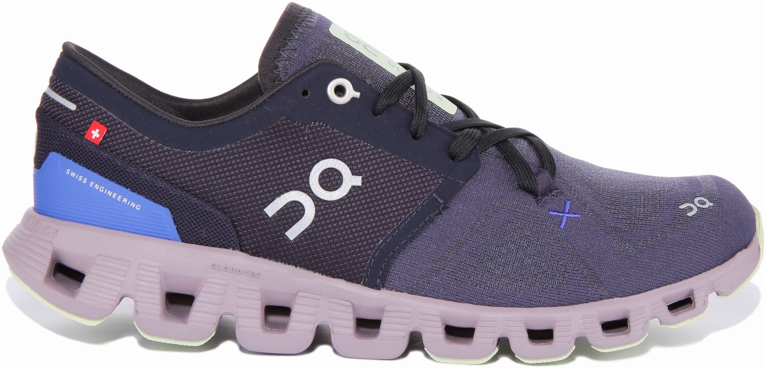 On Running Cloud X 3 In Navy Blue For Women Outdoor Traction