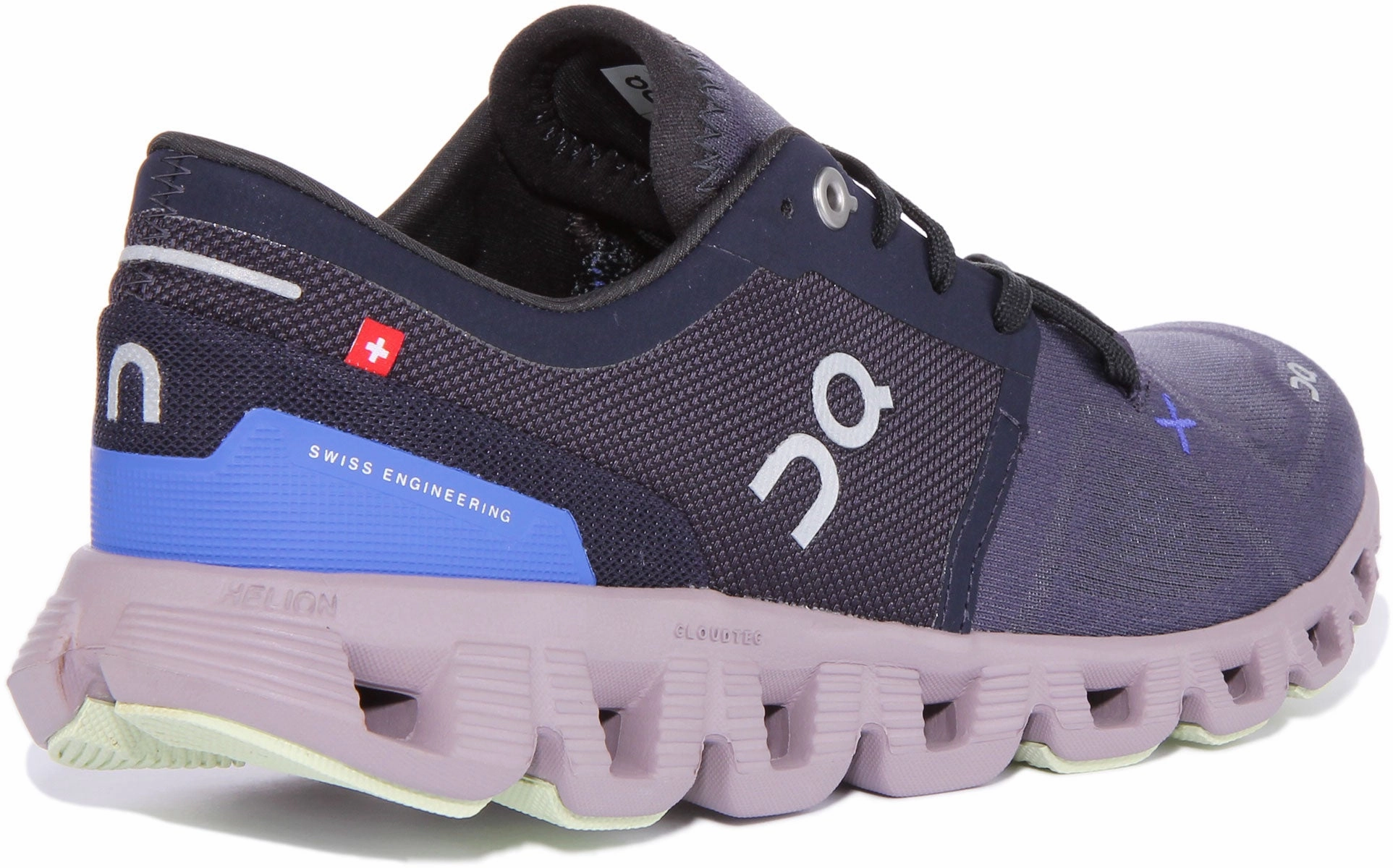 On Running Cloud X 3 In Navy Blue For Women Outdoor Traction