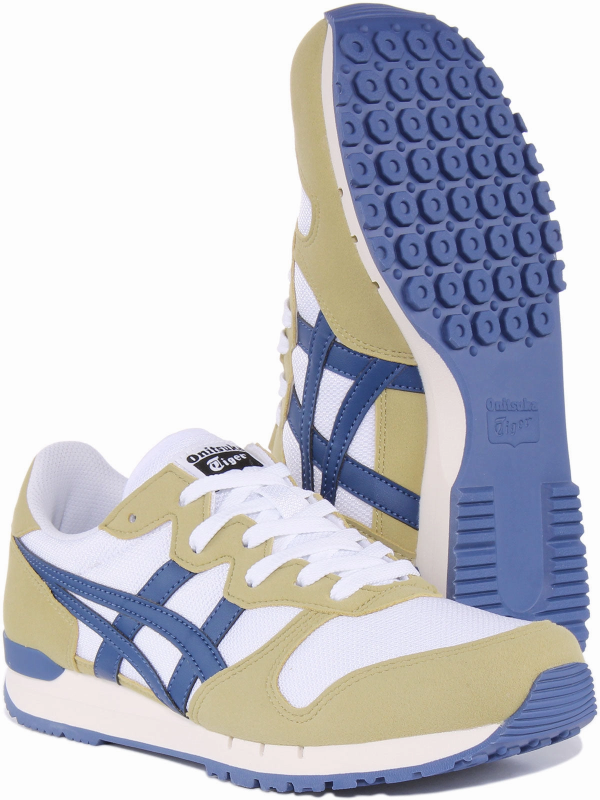 Onitsuka Tiger Alvarado In White Blue Impact Ready