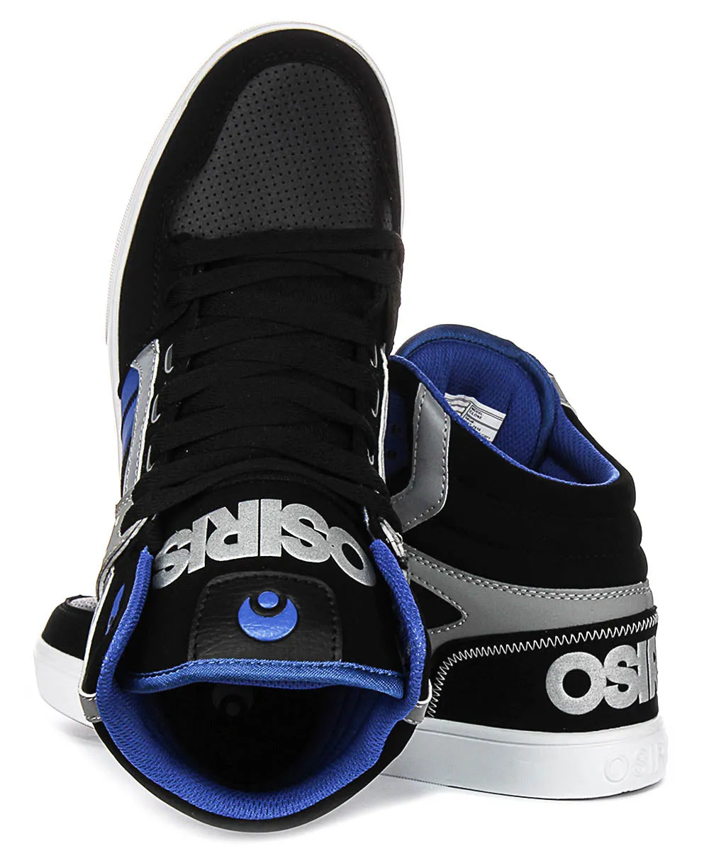 Osiris Clone In Black Blue For Men Toe Flex