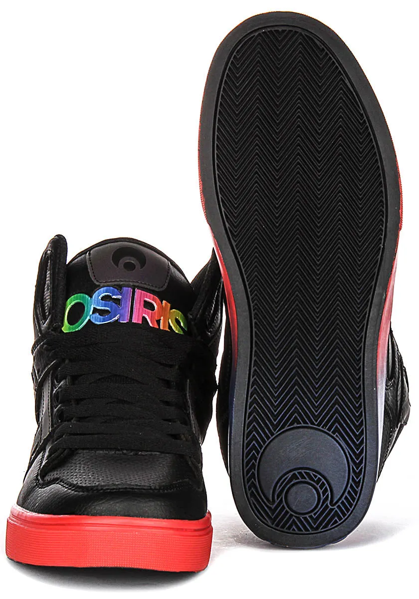 Osiris Clone In Black Blue Red For Men Wear resistant