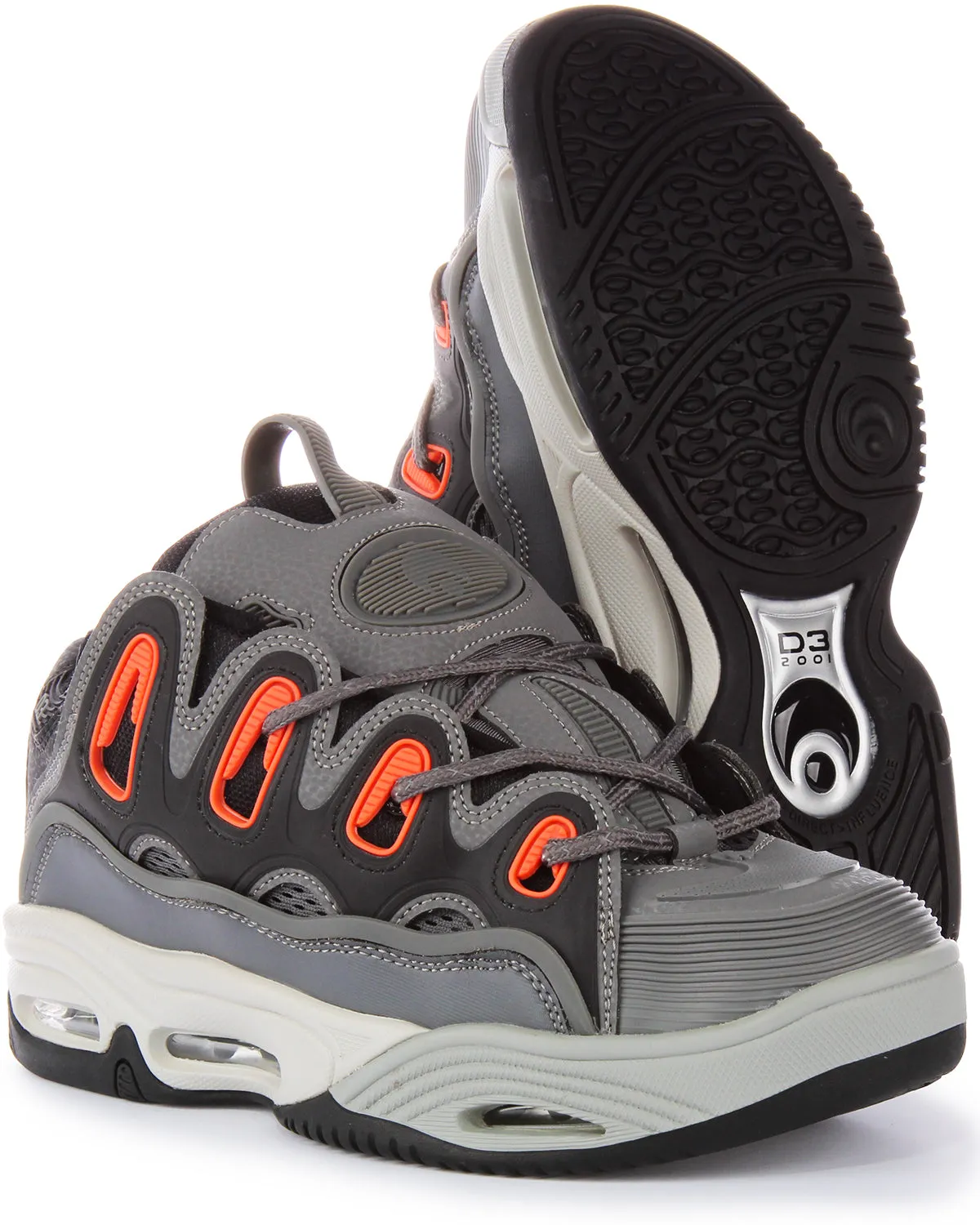 Osiris D3 2001 In Charcoal Black For Men Athletic Feel