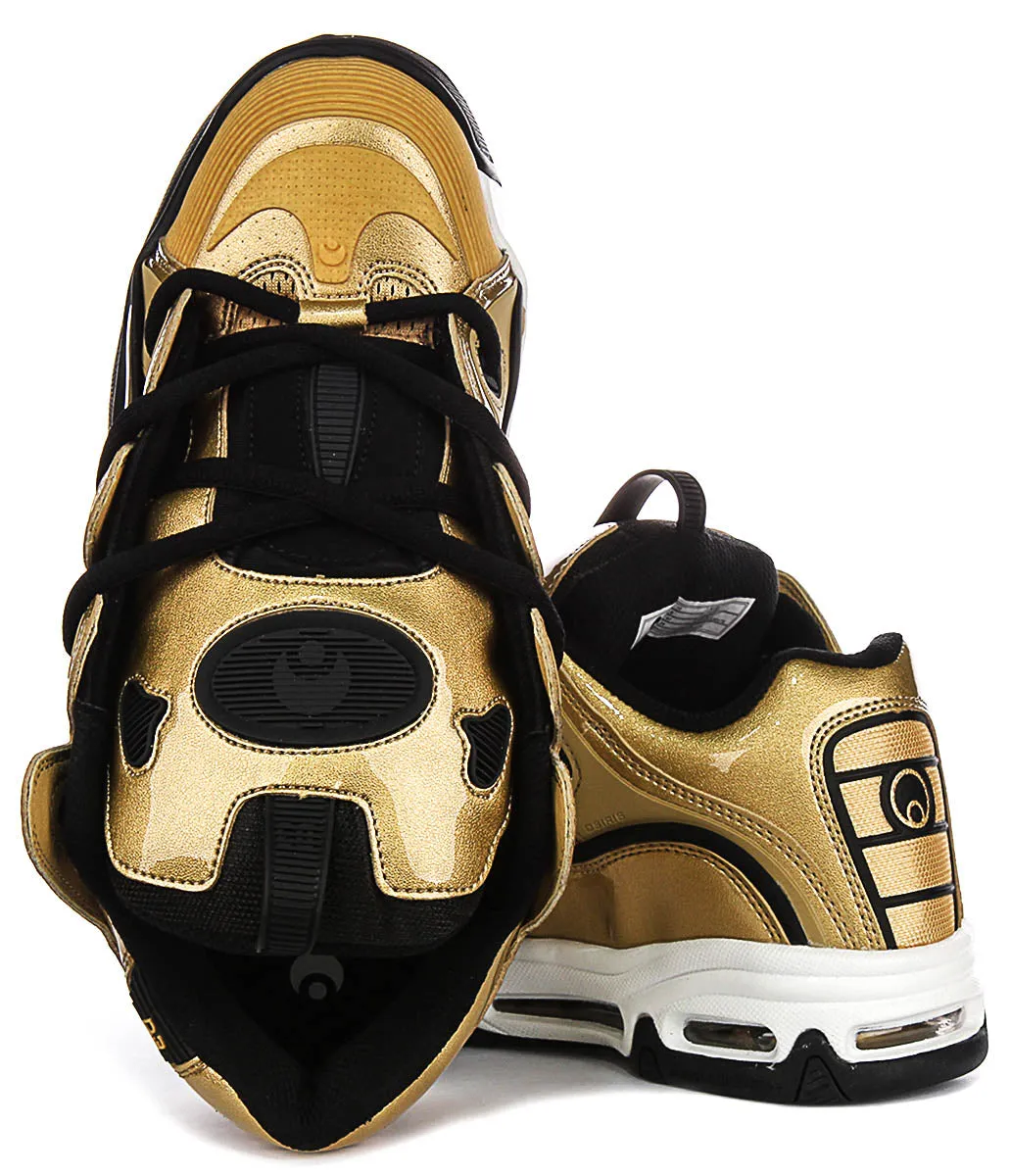 Osiris D3 2001 In Gold Black For Men Non-Slip Grip