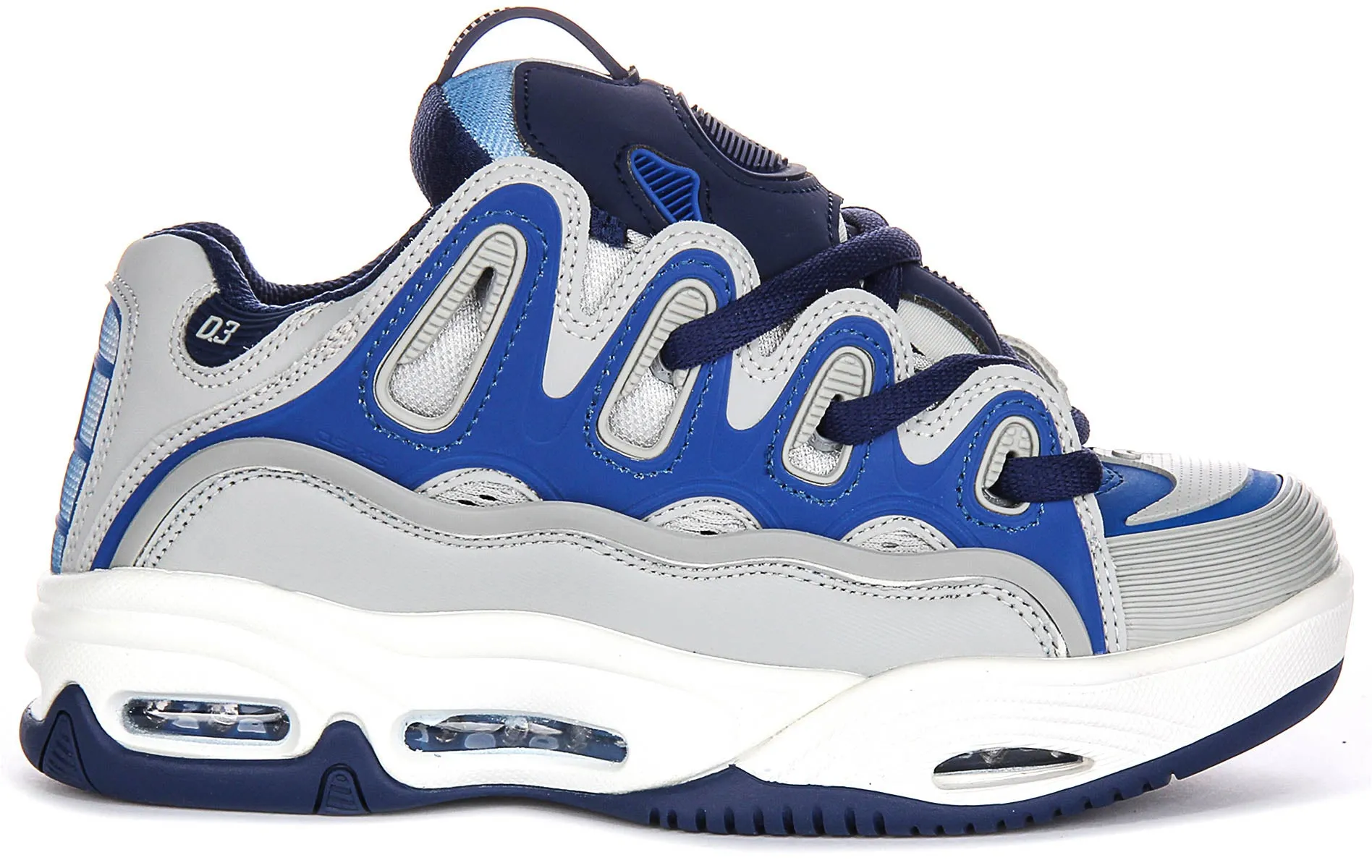 Osiris D3 2001 In Grey Blue For Men Stretch Zone