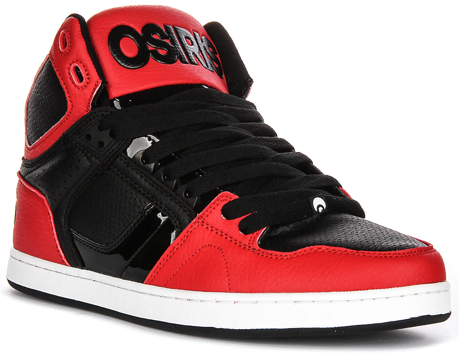 Osiris NYC 83 Clk In Red Black For Men Quick Stability