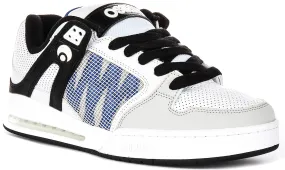 Air Mesh Outsole cradle secures the foot during direction changes Osiris Pixel In White Black For Men