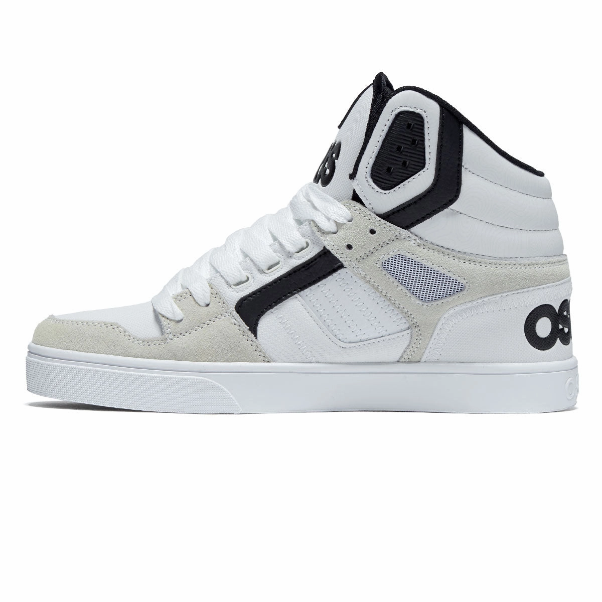 Osiris Clone Shoes - White/Black/White Toe Spin
