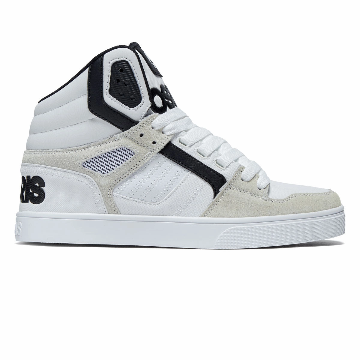 Osiris Clone Shoes - White/Black/White Relaxed Style