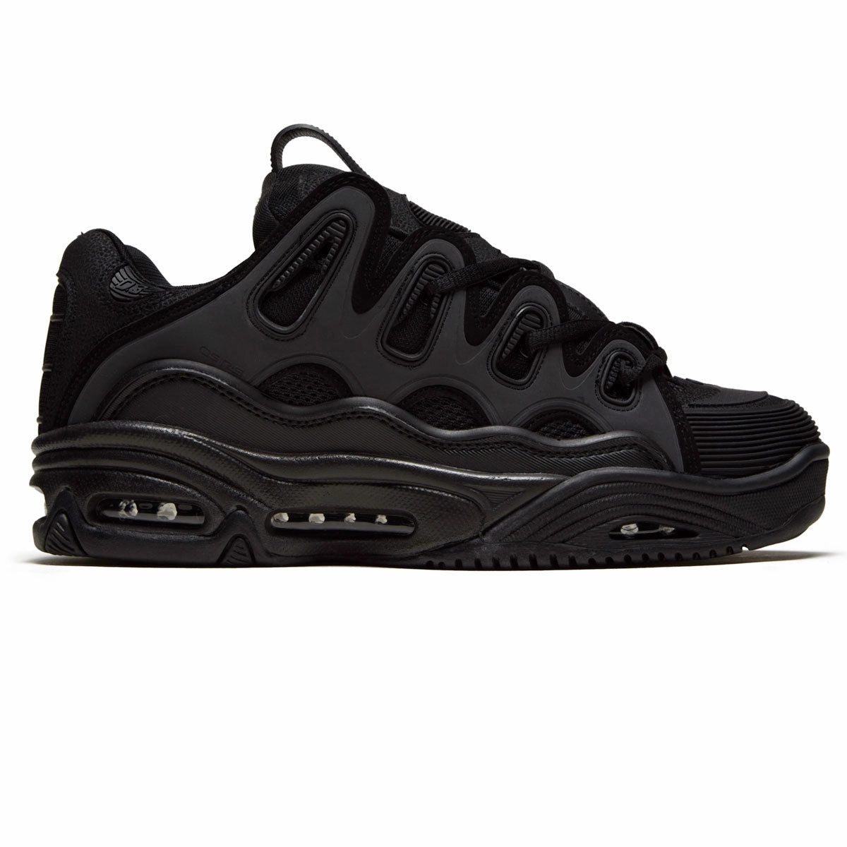 Osiris D3 2001 Shoes - Black/Black/Black Quick lacing