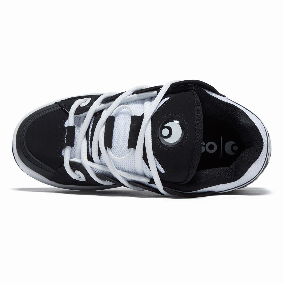 Osiris D3 OG Shoes - Black/White/Black Toe Flow Max