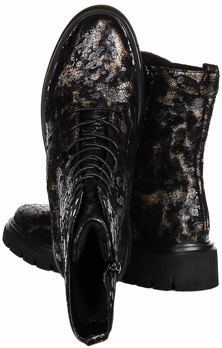 Outdoor Shield Remonte D1W72-03 In Black Gold For Women