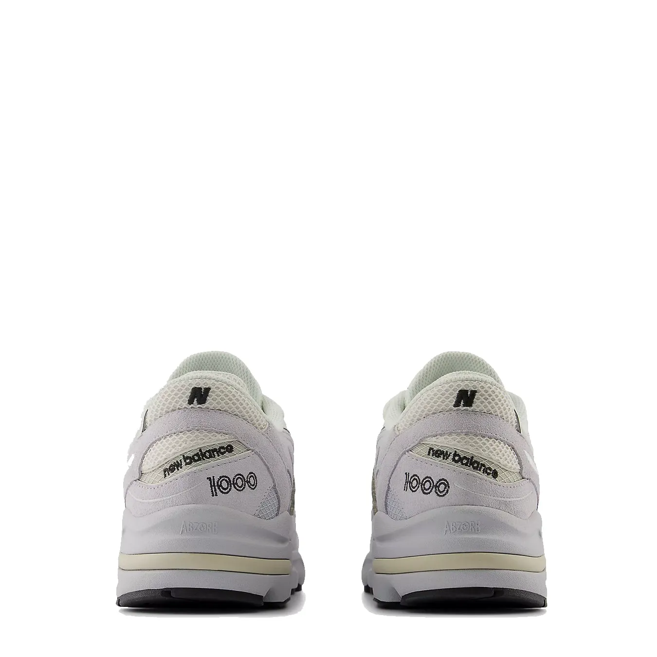 Padded look New Balance Womens M1000 Trainer Pearl Grey / Black