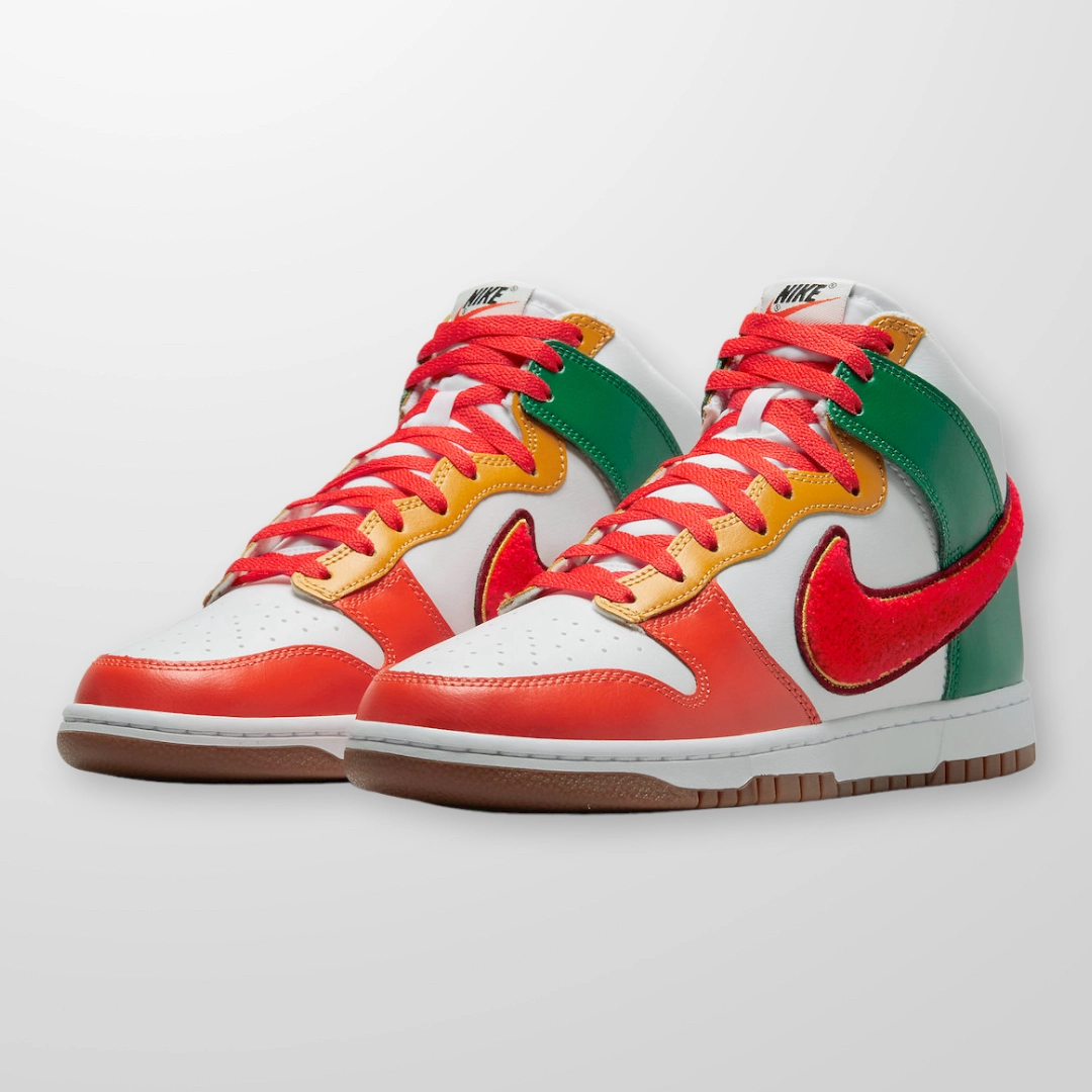 Padded Collar Design Concept NIKE - Dunk Hi Retro - University Chenille Swoosh - Unisex [DR8805 100]