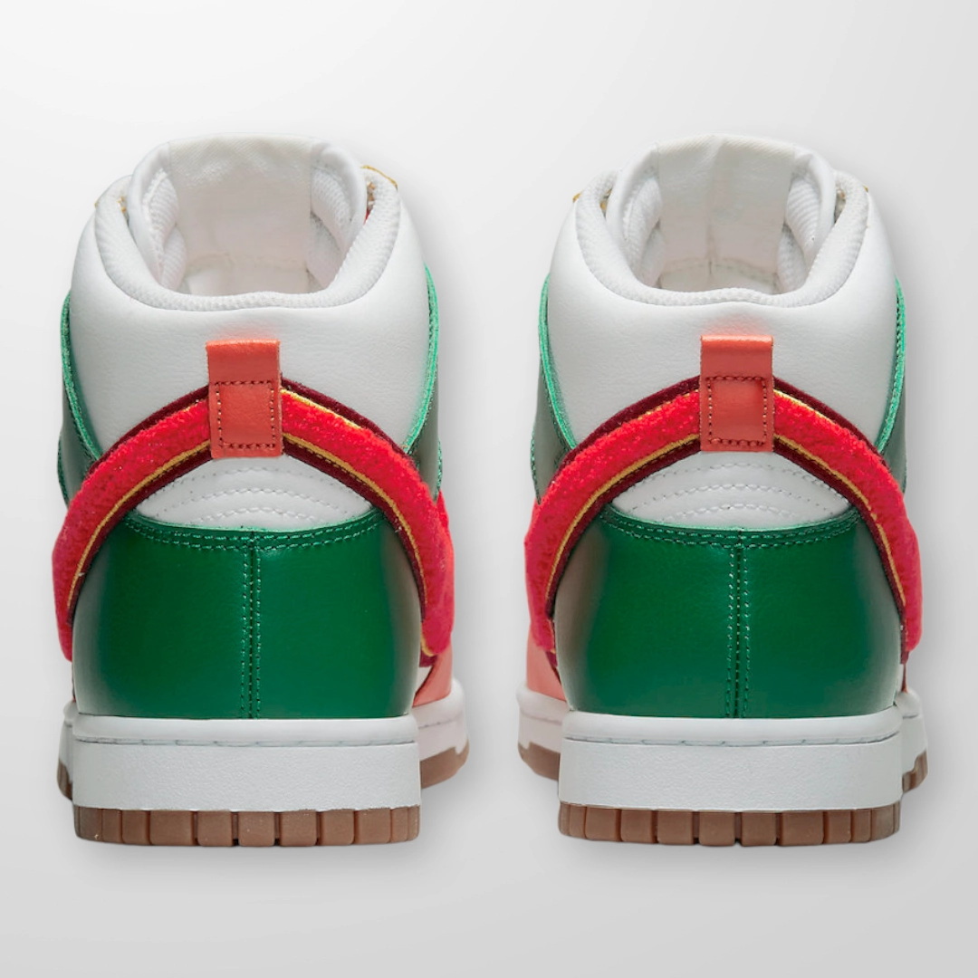 Padded Collar Design Concept NIKE - Dunk Hi Retro - University Chenille Swoosh - Unisex [DR8805 100]