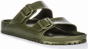 Birkenstock Arizona Eva In Khaki For Men | Regular Fit Metatarsal Support