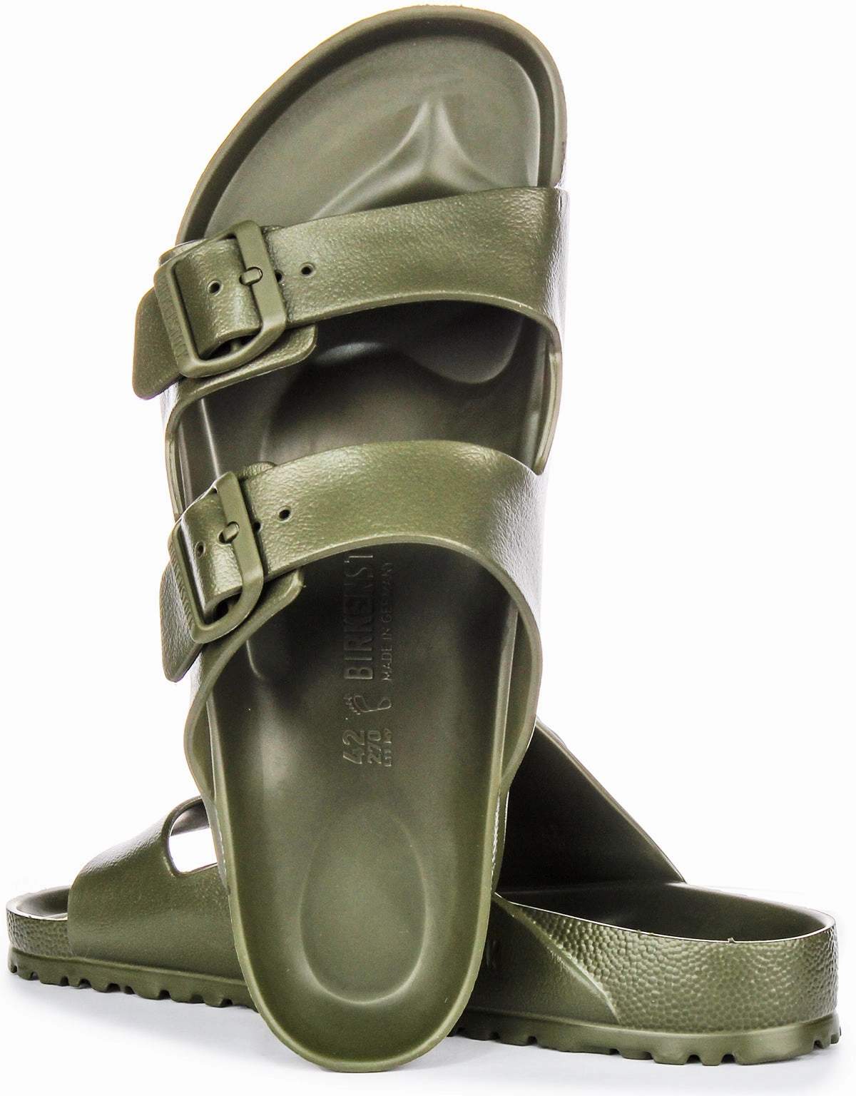Padded cuff design Birkenstock Arizona Eva In Khaki For Men | Regular Fit