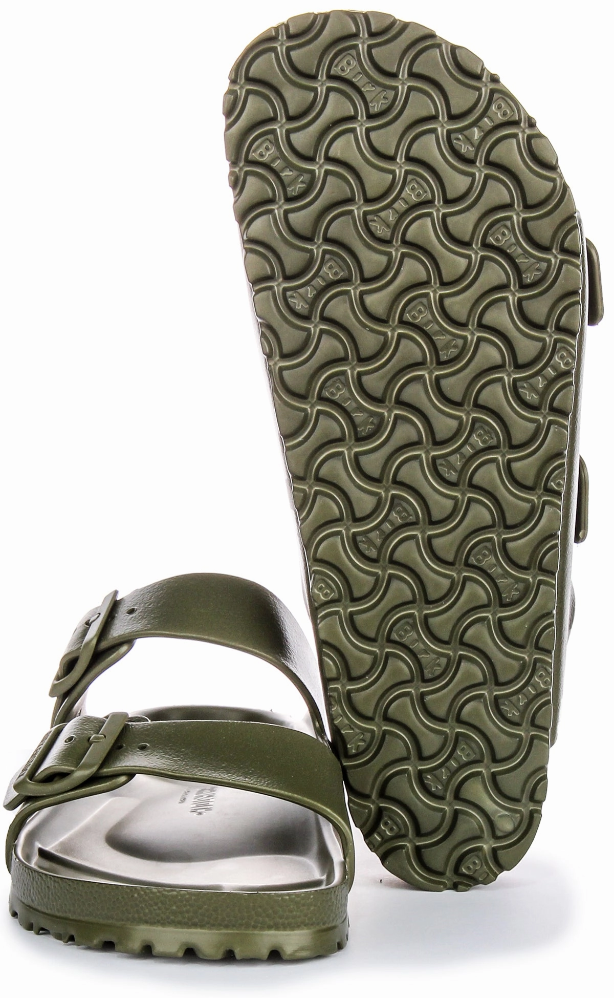 Padded cuff design Birkenstock Arizona Eva In Khaki For Men | Regular Fit