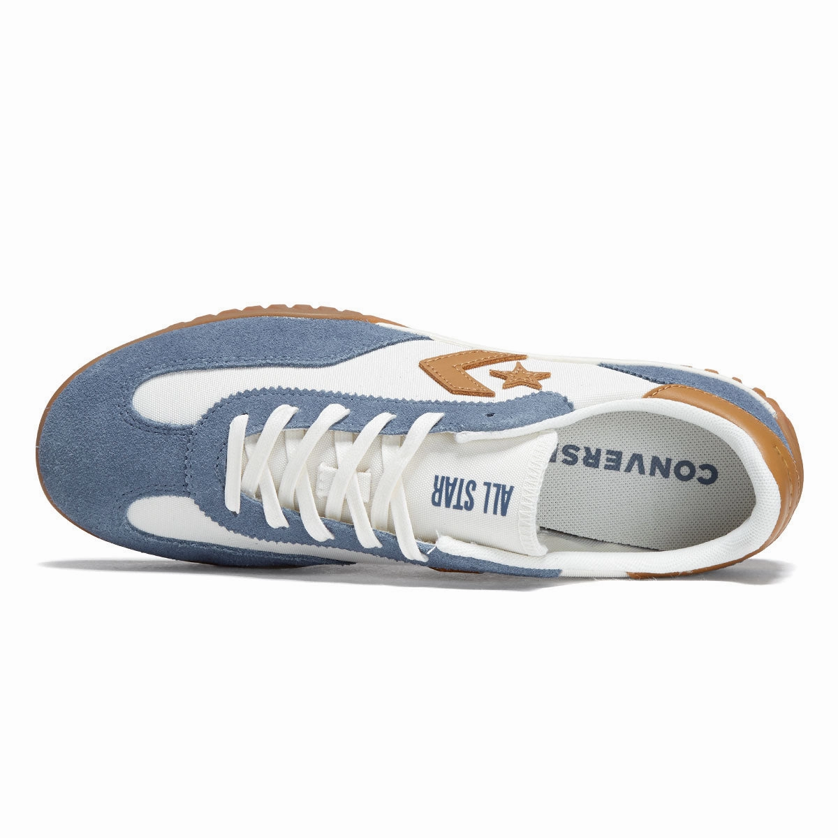 Padded Heel Converse Run Star Trainer Shoes - Slacker Blue/Egret/Incensed