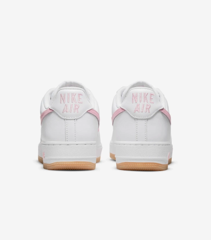Padded Heel Idea NIKE - Air Force 1 Low Retro - White/Pink Gum - Unisex [DM0576 101]