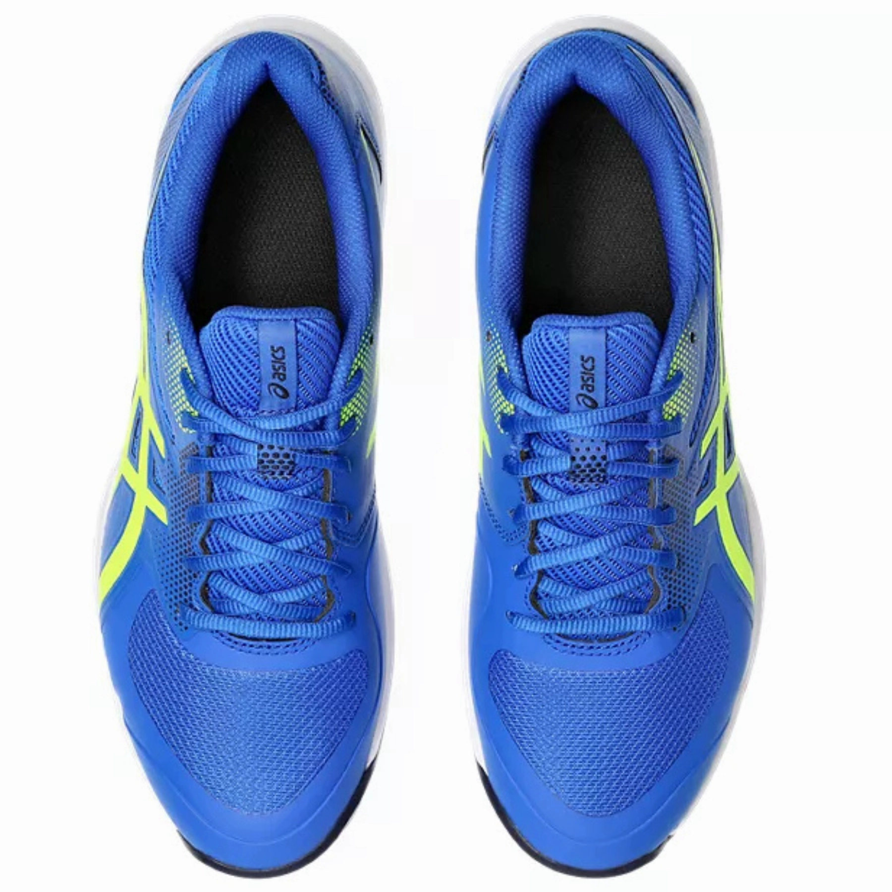 Padded Tongue Design Concept Asics Game FF Pickleball Shoes - Illusion Blue / Safety Yellow