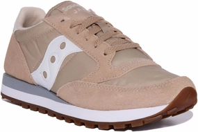 Saucony Jazz Original In White Beige For Men Workout Essentials