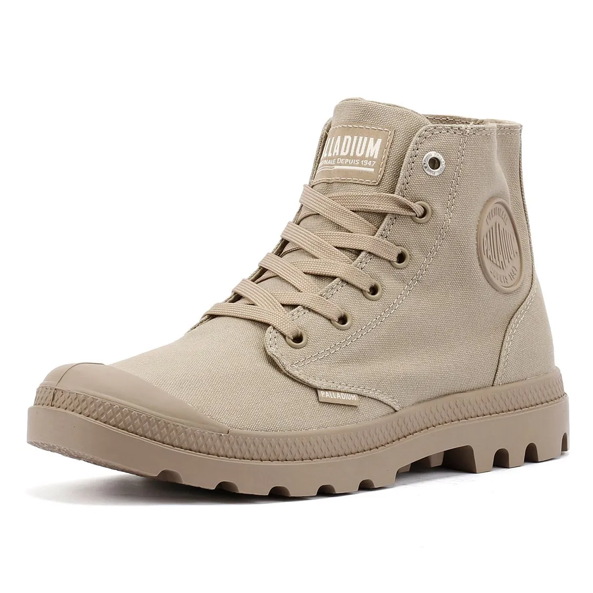 Palladium Pampa Hi Mono Chrome Vintage Khaki Boots Firm Flex