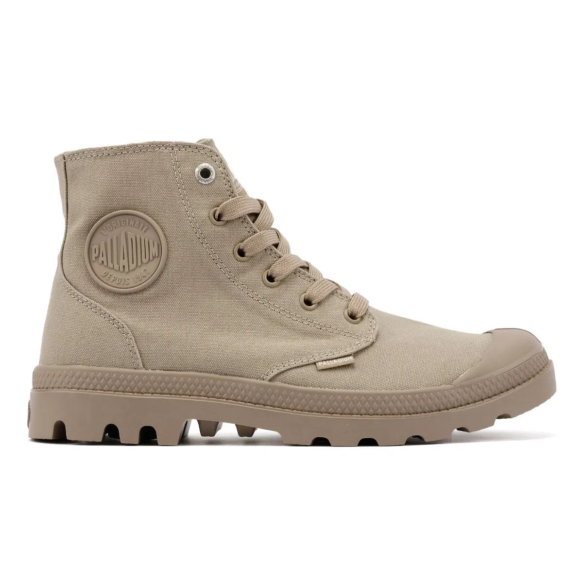 Palladium Pampa Hi Mono Chrome Vintage Khaki Boots Firm Flex