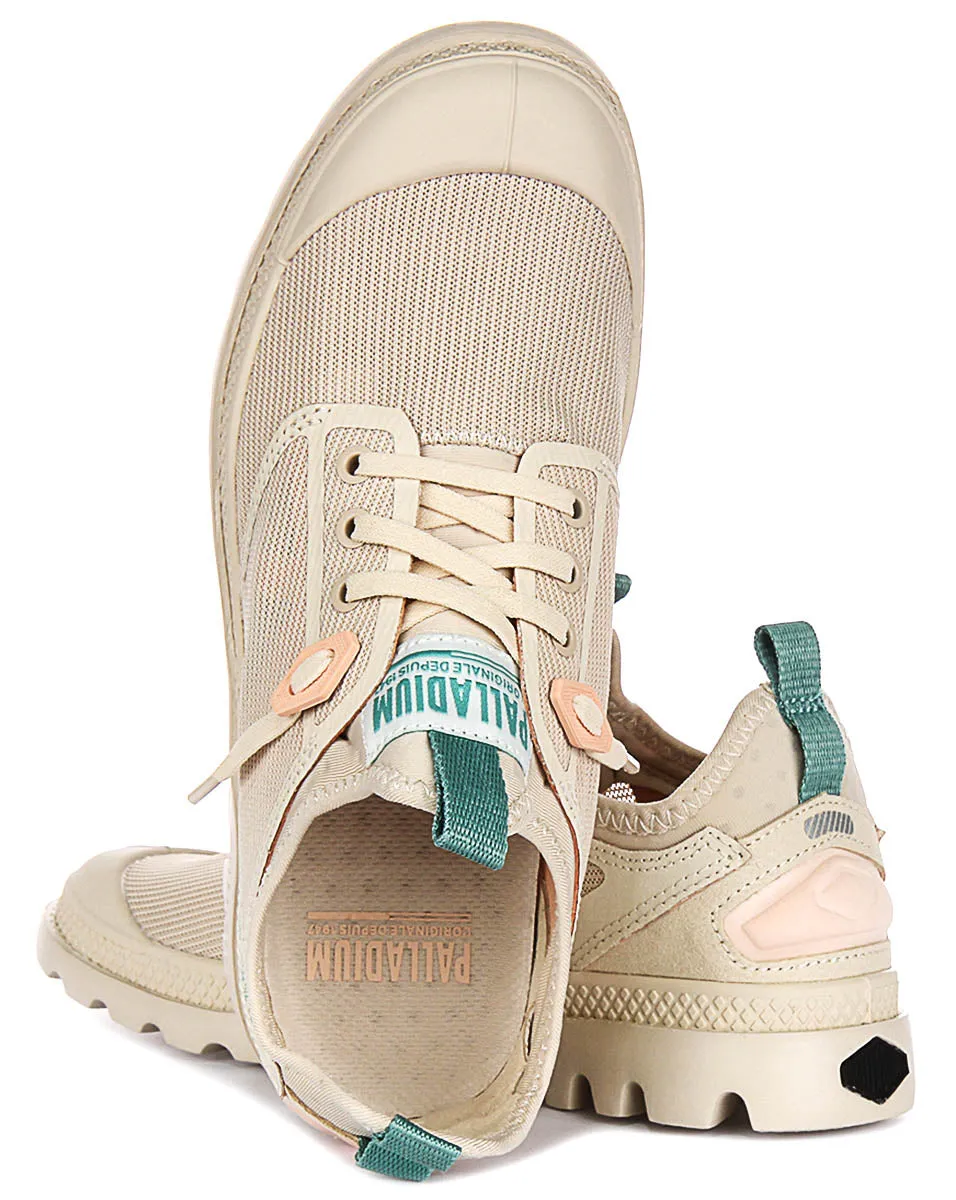 Palladium Pampa Lite Travel In Almond Air Bubble