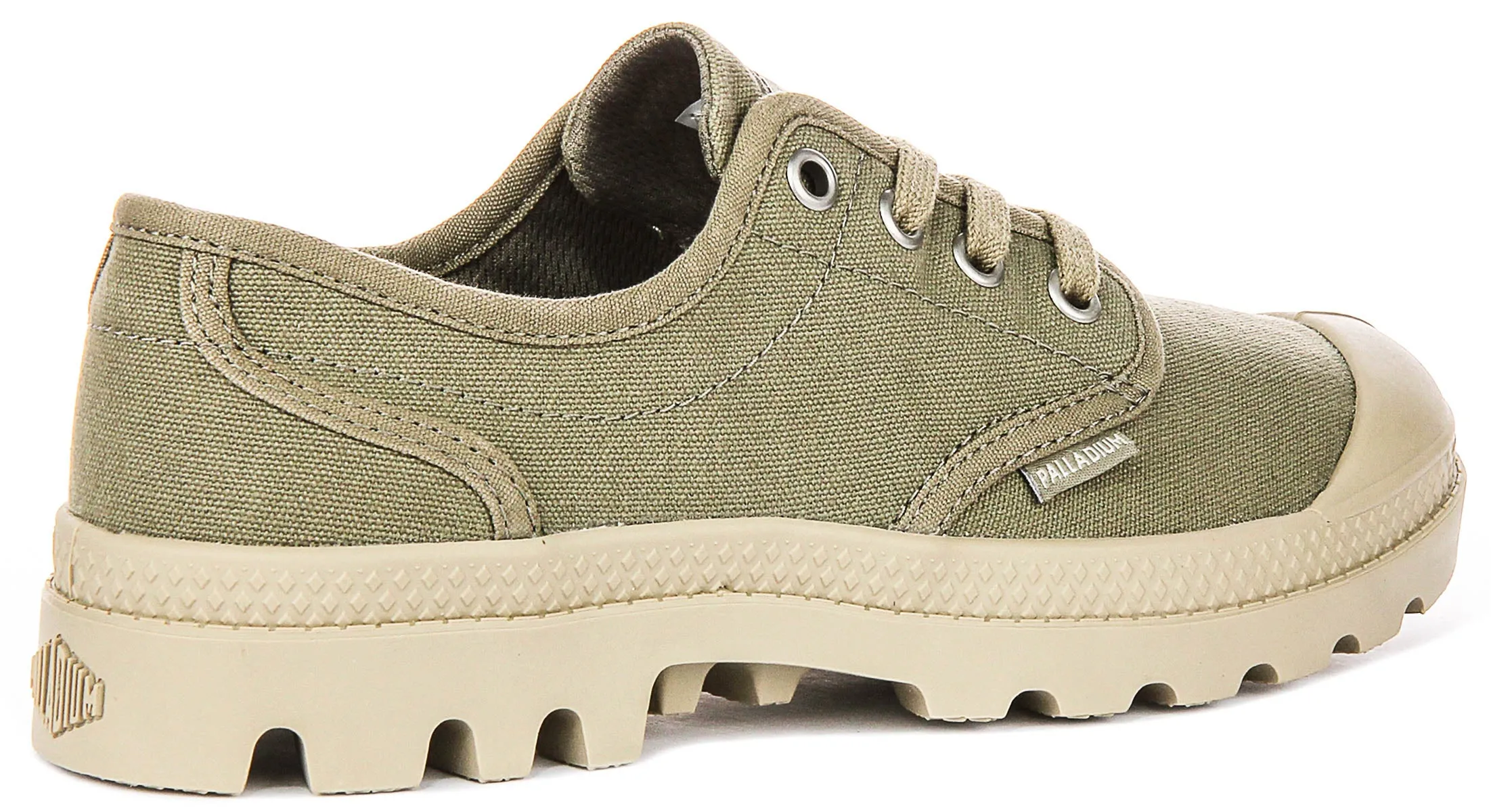 Palladium Pampa Oxford In Khaki For Women Bounce Back