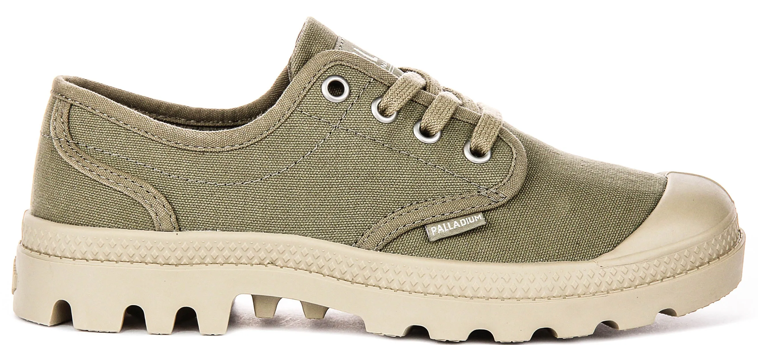Palladium Pampa Oxford In Khaki For Women Bounce Back