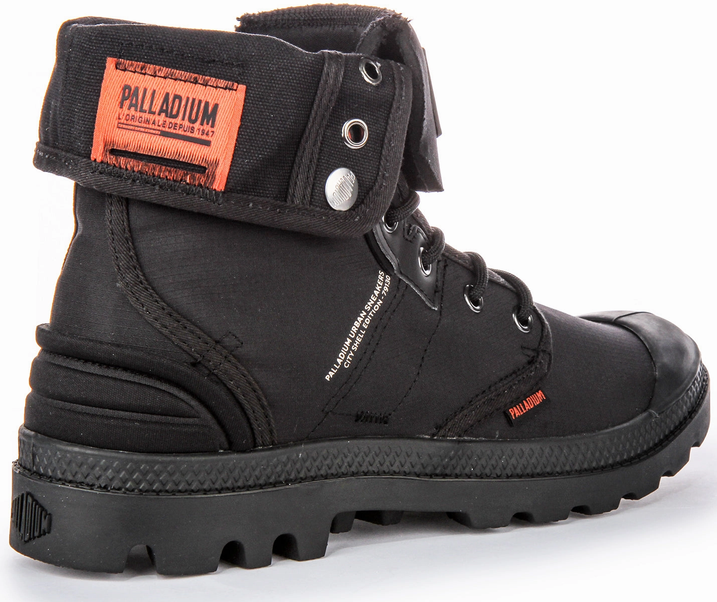 Palladium Baggy City Shell In Black Lightweight Comfort