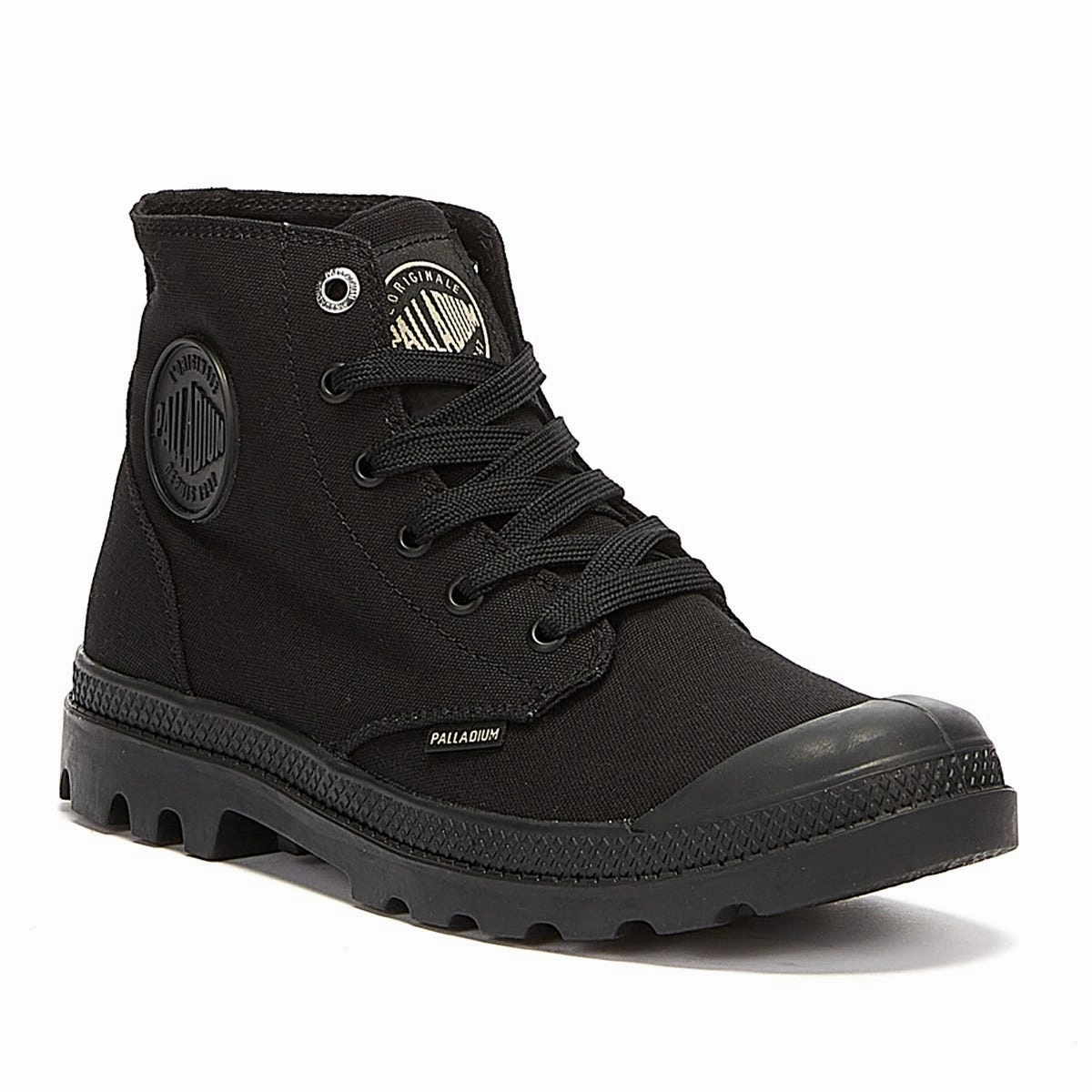 Palladium Pampa Hi Mono Chrome Black Boots Steady Step