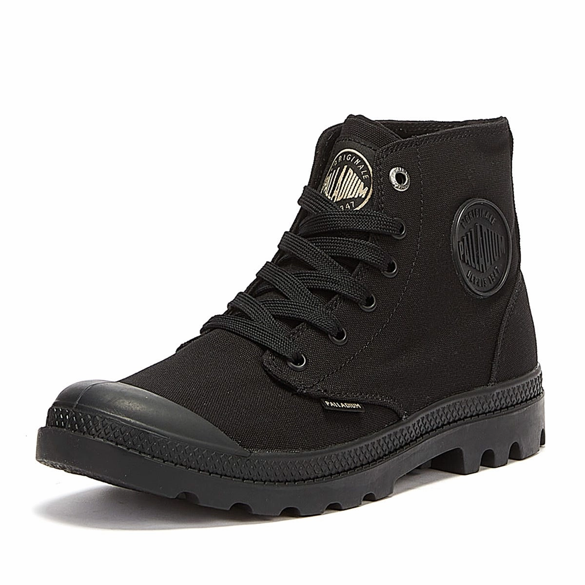 Palladium Pampa Hi Mono Chrome Black Boots Steady Step