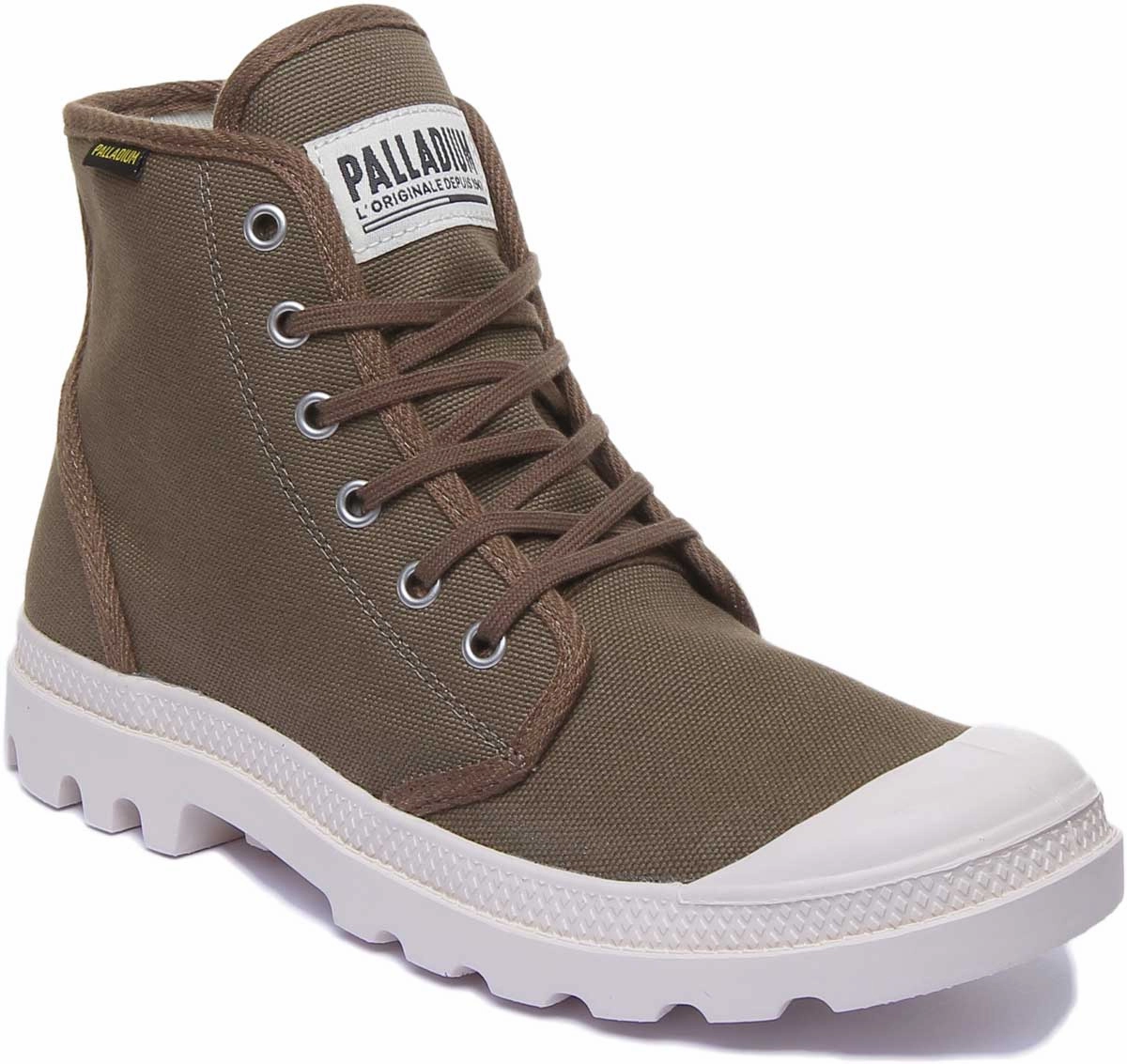 Run Club Palladium Pampa Hi Original In Olive