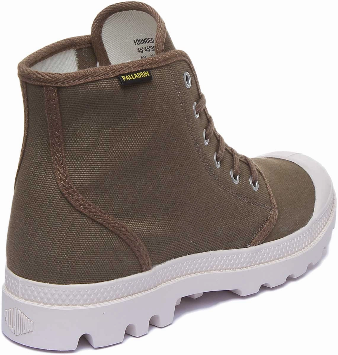 Palladium Pampa Hi Original In Olive Light Step Glide