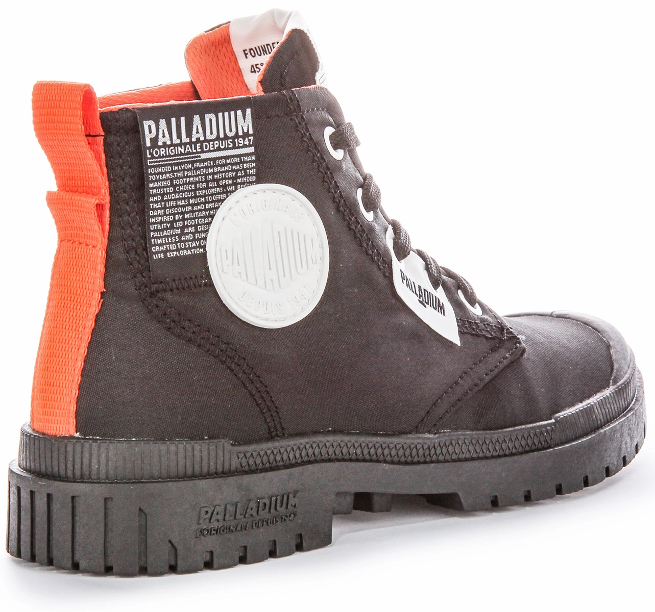 Palladium SP20 Overlab In Black Boots Flexible Construction