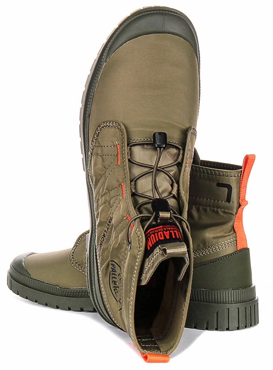 Palladium SP 20 Travel Hi In Green Boots Outdoor Adventure