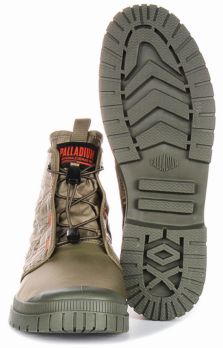 Palladium SP 20 Travel Hi In Green Boots Outdoor Adventure