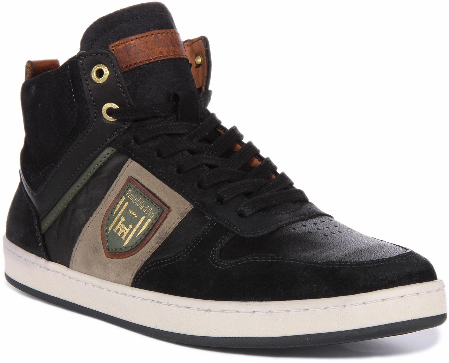 Pantofola D'Oro Palermo Uomo In Black For Men Elastic