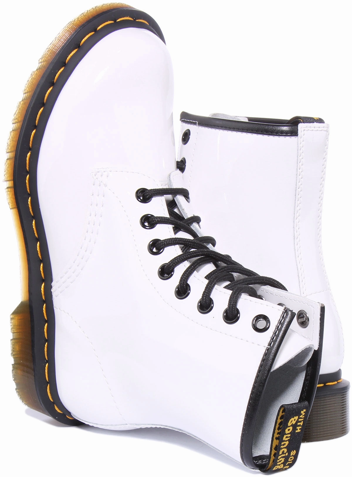 Path Support Dr Martens 1460 W In White Patent For Women