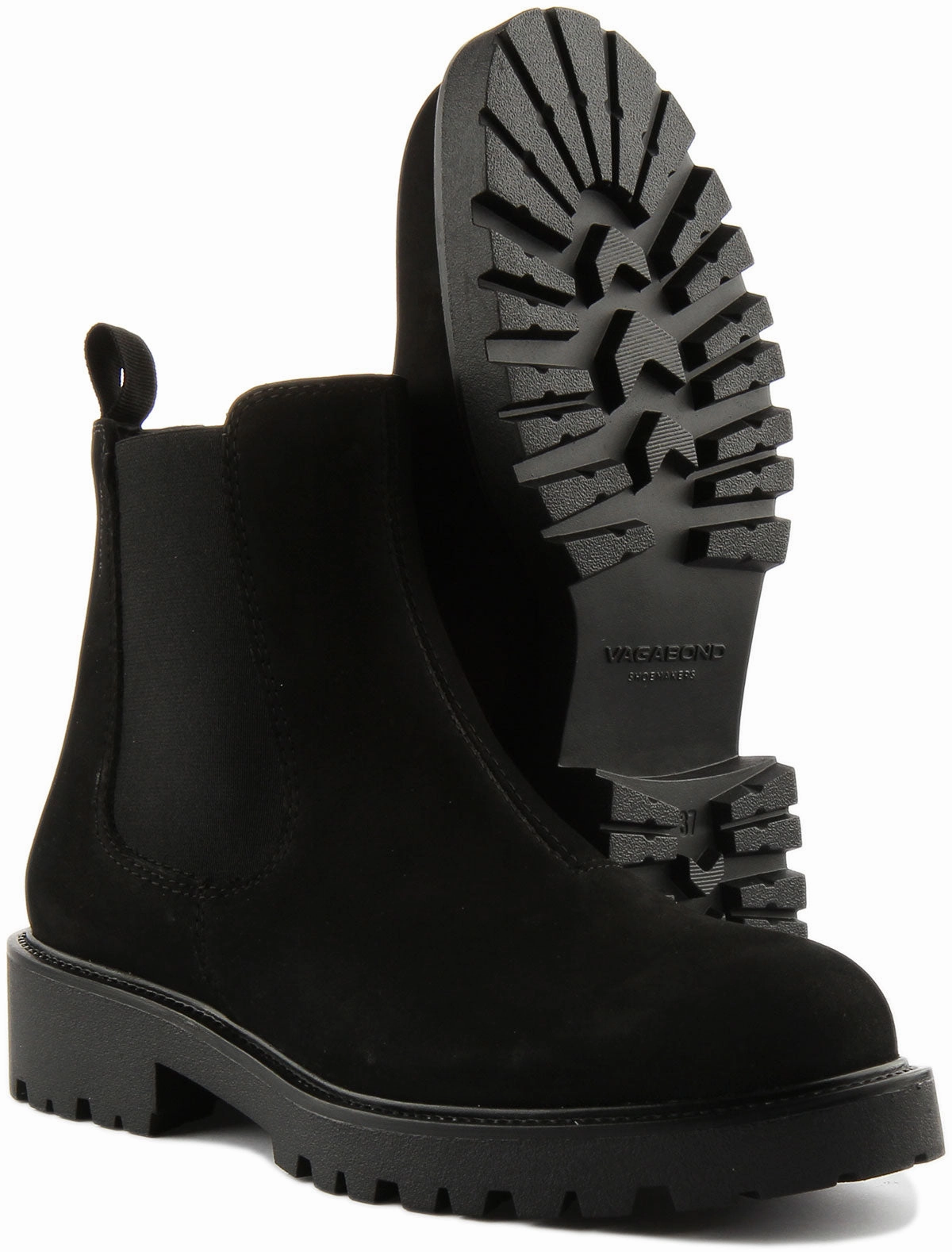 Path Support Vagabond Kenova Chelsea Boots In Black For Women