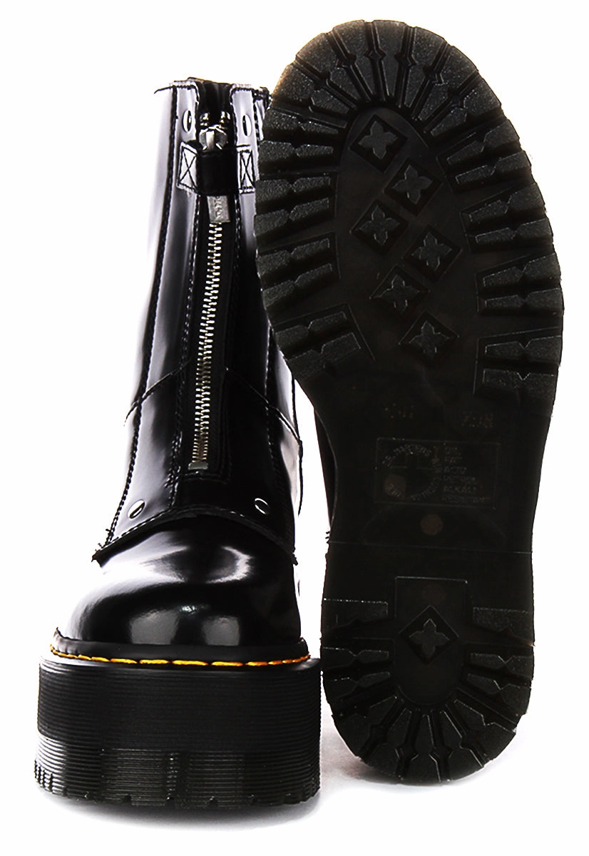 Peak Trek Boots Max Dr Martens Jetta Hi Max In Black For Women